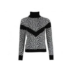 Damski sweter z golfem Peak Mountain Adiamant. Czarne swetry nierozpinane damskie Peak Mountain, na zimę, bez wzorów, sportowe, bez kołnierzyka, bez ramiączek. W wyprzedaży za 292.50 zł.