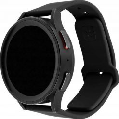 Fixed FIXED Silicone Sporty Strap Set with Quick Release 20mm for smartwatch, black. Czarne zegarki smartwatch Fixed, bez wzorów. Za 41.30 zł.