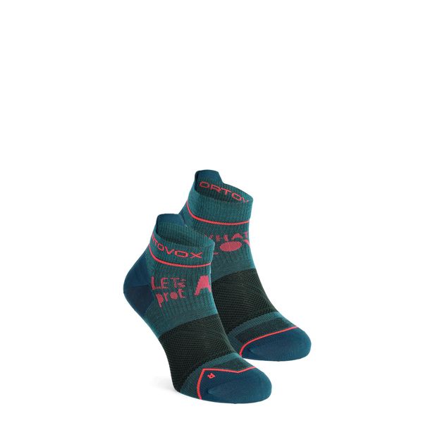 Skarpety trekkingowe damskie Ortovox Alpine Light Low Socks. Zielone skarpetki damskie ORTOVOX, bez wzorów. Za 91.99 zł.