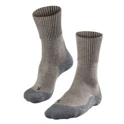 Skarpetki damskie Falke TK1 Wool. Brązowe skarpetki damskie Falke, bez wzorów, z materiału. Za 172.00 zł.