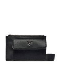 Guess Saszetka HMMISL P6491 Czarny. Czarne saszetki i nerki męskie Guess, ze skóry. Za 284.99 zł.