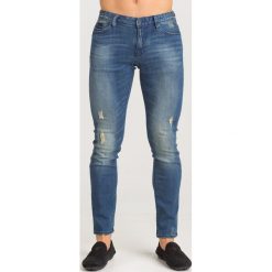 JEANSY Armani Exchange. Niebieskie jeansy męskie Armani Exchange, z bawełny. Za 305.00 zł.