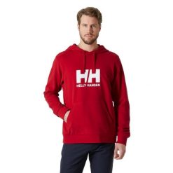 Bluza z kapturem Helly Hansen HH Logo 2.0. Czerwone bluzy męskie Helly Hansen, m, bez wzorów, z bawełny, klasyczne, bez ramiączek, z kapturem. W wyprzedaży za 292.55 zł.