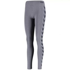 Legginsy Sportowe Hummel Classic Bee Ci Seamless Tights Damskie. Szare legginsy damskie Hummel, l, bez wzorów, na jogę i pilates. Za 79.00 zł.