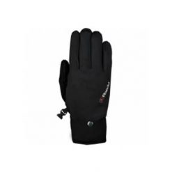 Rękawice Roeckl Rebstein. Czarne rękawiczki damskie ROECKL, bez wzorów, z materiału. W wyprzedaży za 185.50 zł.