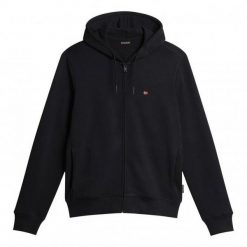 Bluza męska Napapijri Balis Fzh Sum. Czarne bluzy męskie Napapijri, m, bez wzorów, casualowe, bez ramiączek, bez kaptura. Za 349.99 zł.