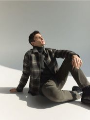 Koszula comfort fit z dodatkiem wełny - brązowy. Brązowe koszule męskie Reserved, l, bez wzorów, z tkaniny, bez kołnierzyka, bez ramiączek. Za 179.99 zł.