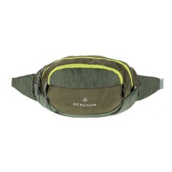 Saszetka nerka BERGSON Delta Plus. Zielone saszetki i nerki męskie Bergson, bez wzorów, z materiału. Za 89.00 zł.