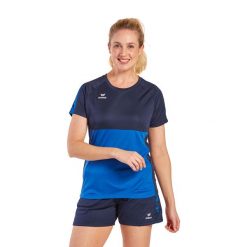 Damska koszulka Erima Six Wings. Niebieskie bluzki damskie Erima, l, bez wzorów, sportowe, bez kołnierzyka, bez ramiączek. Za 173.50 zł.