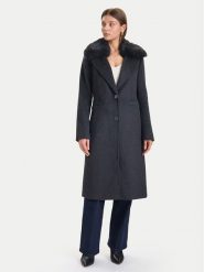 Guess Płaszcz wełniany W5BL19 W2642 Szary Regular Fit. Szare płaszcze damskie Guess, na zimę, xxl, z aplikacjami, z syntetyku, bez kołnierzyka, bez kaptura. Za 769.99 zł.