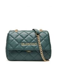 Valentino Torebka Ocarina VBS3KK05R Zielony. Zielone torebki do ręki damskie Valentino, bez wzorów, ze skóry, bez dodatków. Za 419.99 zł.