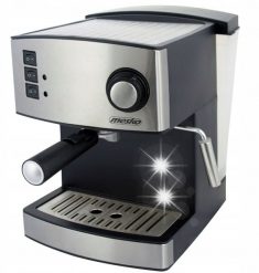 Ekspres ciśnieniowy Mesko Mesko MS 4403 Ekspres ciśnieniowy kolbowy do kawy 15 bar Spieniacz Srebrny. Szare ekspresy ciśnieniowe Mesko. Za 590.90 zł.