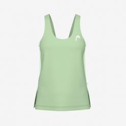 SPIRIT Tank Top Women. Zielone topy damskie Head, s, bez wzorów, sportowe, bez kołnierzyka, bez ramiączek. W wyprzedaży za 207.00 zł.
