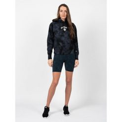 Bluza trekking damska Tie-Die. Czarne bluzy damskie Champion, m, bez wzorów, z bawełny, bez ramiączek, z kapturem. Za 219.00 zł.
