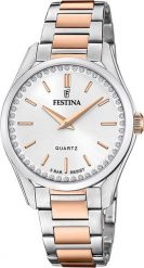 Zegarek Festina Zegarek damski Festina F20620-1 CYRKONIE srebrny. Szare zegarki damskie Festina, srebrne. Za 424.00 zł.