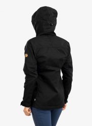 Kurtka trekkingowa damska Fjallraven Kaipak Jacket. Czarne kurtki sportowe damskie Fjällräven, m, bez wzorów, z bawełny, bez ramiączek, bez kaptura, trekkingowe. Za 1,204.80 zł.