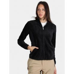 Sweter Damski Luhta Ikaala. Czarne swetry nierozpinane damskie Luhta, bez wzorów, z polaru, sportowe, bez kołnierzyka, bez ramiączek. Za 379.00 zł.