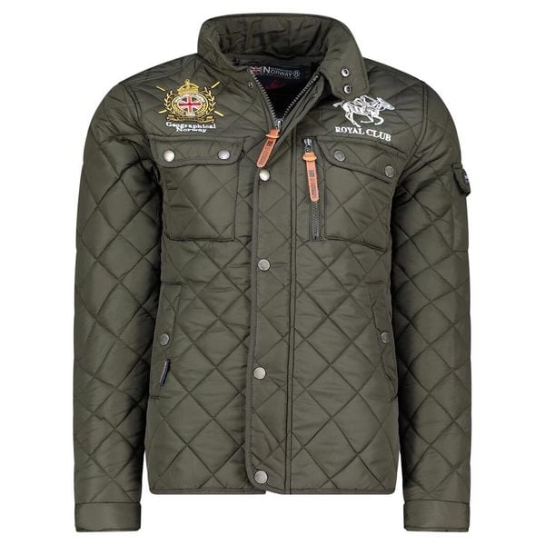 Kurtka męska Geographical Norway BELIFICIO MEN 001 khaki (WY4492H/GN-KAKI). Zielone kurtki męskie Geographical Norway, m, bez wzorów, z materiału, sportowe, bez kaptura. Za 209.00 zł.