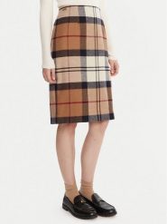 Barbour Spódnica mini Rosa LSK0064BR37 Beżowy Regular Fit. Brązowe spódnice damskie Barbour, bez wzorów, z wełny, mini. Za 569.99 zł.