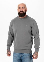 Bluza męska Pitbull Washed Lancaster. Szare bluzy męskie PITBULL, m, bez wzorów, sportowe, bez ramiączek, bez kaptura. Za 139.99 zł.