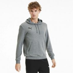 Bluza treningowa męska Puma teamGOAL 23 Causals Hoody. Czarne bluzy męskie Puma, m, bez wzorów, sportowe, bez ramiączek, bez kaptura. Za 195.88 zł.