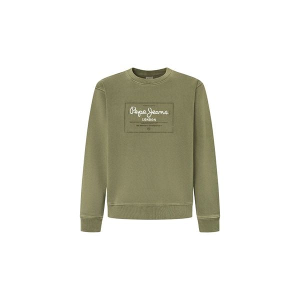 Bluza Pepe Jeans Simon. Brązowe bluzy męskie Pepe Jeans, m, bez wzorów, z jeansu, bez ramiączek, bez kaptura. W wyprzedaży za 316.05 zł.