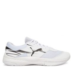 Buty halowe Puma. Czarne buty sportowe męskie Puma, bez wzorów, bez zapięcia. Za 209.99 zł.