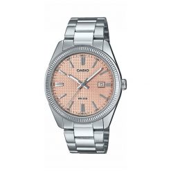 Zegarek Casio. Szare zegarki męskie Casio, bez wzorów, srebrne. Za 279.99 zł.