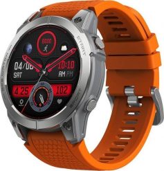 Smartwatch Zeblaze Stratos 3 Pomarańczowy (Stratos 3 Orange). Brązowe zegarki smartwatch Zeblaze, bez wzorów. Za 263.47 zł.