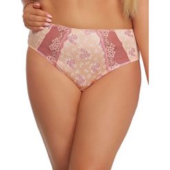 Figi w kolorze jasnoróżowym. Czerwone majtki damskie Kris line, z koronki. W wyprzedaży za 39.95 zł.
