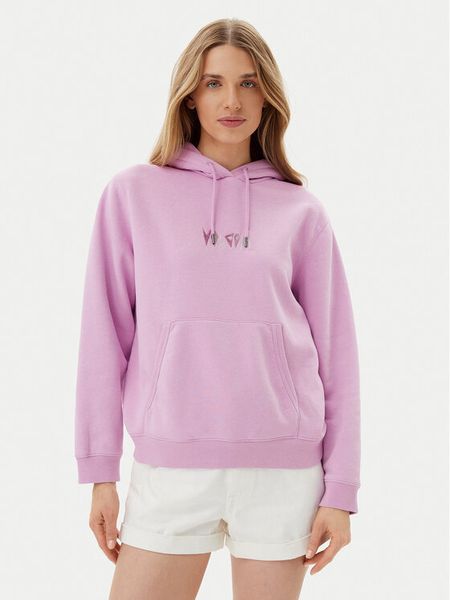 Volcom Bluza Spikstone B4112507 Fioletowy Classic Fit. Fioletowe bluzy damskie Volcom, xs, bez wzorów, z bawełny, bez ramiączek, bez kaptura. Za 179.99 zł.