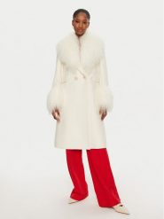 YES LONDON Płaszcz zimowy CD1202/MONGOLIA Écru Regular Fit. Płaszcze damskie YES LONDON, na zimę, bez wzorów, z syntetyku, bez kołnierzyka, bez kaptura. Za 3,599.00 zł.