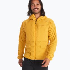 Kurtka puchowa męska Marmot Warmcube Active Hb. Żółte kurtki męskie Marmot, m, bez wzorów, z puchu, sportowe, bez kaptura. Za 599.99 zł.