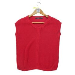 Second life - Kobaltowy sweter dla kobiet - Stan dobry. Czerwone swetry nierozpinane damskie Ralph Lauren, bez wzorów, sportowe, bez kołnierzyka, bez ramiączek. Za 85.16 zł.