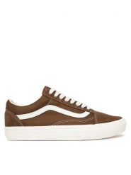 Vans Tenisówki Old Skool VN000D7ZCHS1 Brązowy. Brązowe trampki i tenisówki damskie Vans, bez wzorów, ze skóry, bez zapięcia. Za 319.99 zł.