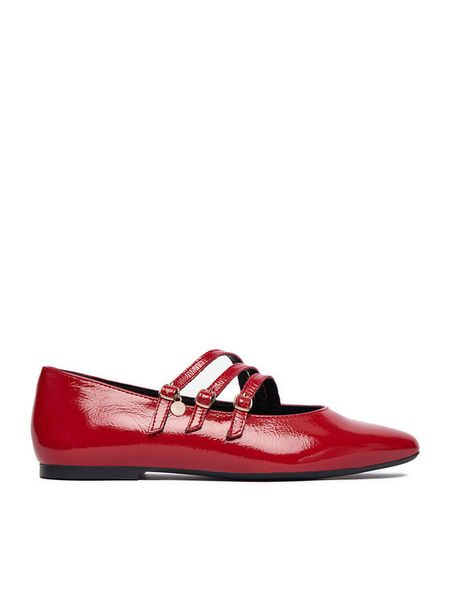 MEXX Baleriny CEO-MX/038C-RST Czerwony. Czerwone balerinki damskie Mexx, bez wzorów, ze skóry, bez obcasa, bez zapięcia. Za 249.99 zł.
