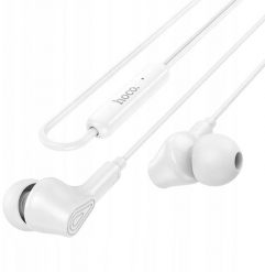 Słuchawki przewodowe douszne Jack 3,5 mm Hoco M102 białe. Białe słuchawki douszne Hoco. Za 20.10 zł.