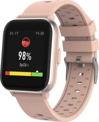 Smartwatch Denver SW-165 Różowy (116111000300). Czerwone zegarki smartwatch Denver, bez wzorów. Za 146.36 zł.