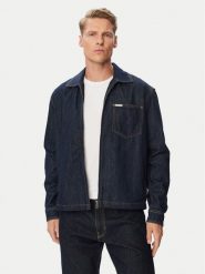 Guess Jeans Kurtka jeansowa M6YN01 D1316 Granatowy Regular Fit. Niebieskie kurtki męskie Guess Jeans, m, z aplikacjami, z bawełny, bez kaptura. Za 479.99 zł.