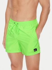 Quiksilver Szorty kąpielowe Everyday Solid Volley 15 EQYJV04120 Zielony Regular Fit. Zielone kąpielówki męskie Quiksilver, m, bez wzorów, z syntetyku. Za 119.99 zł.