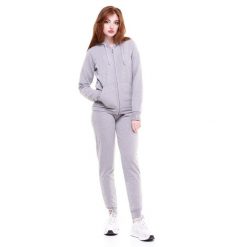 Bluza z kaptur na co dzień na siłownię. Szare bluzy damskie LEONE 1947 APPAREL, l, bez wzorów, z dresówki, sportowe, bez ramiączek, bez kaptura. W wyprzedaży za 246.29 zł.