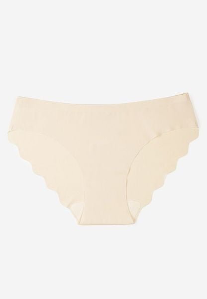 Jasnobeżowe Bezszwowe Majtki Typu Figi Dolinella. Brązowe majtki damskie Born2be, z jeansu. Za 9.99 zł.