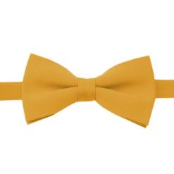 Wełniana Mucha Męska - His Story - Żółta. Żółte krawaty i muchy His Story, z aplikacjami, z wełny, eleganckie. Za 49.00 zł.