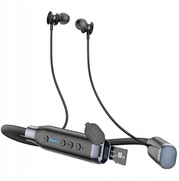 Słuchawki Hoco HOCO słuchawki bezprzewodowe bluetooth na szyję ES62 czarne. Czarne słuchawki bezprzewodowe Hoco. Za 37.97 zł.