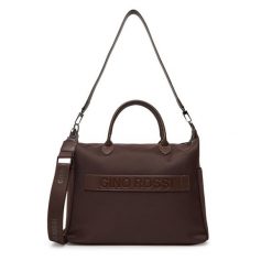 Torba na laptopa Gino Rossi. Brązowe torby na laptopa damskie Gino Rossi, bez wzorów. Za 239.99 zł.
