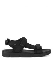 Lasocki Sandały EZRA-01 MI25 Czarny. Czarne sandały męskie Lasocki, bez wzorów, z materiału, bez zapięcia. Za 159.99 zł.