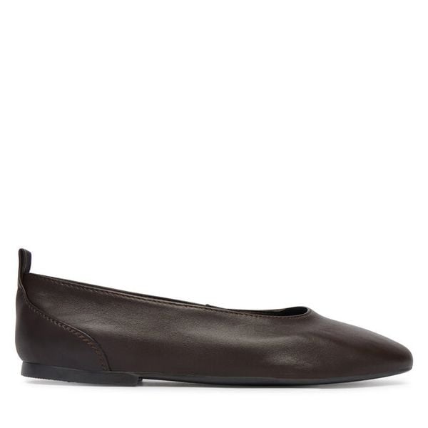 Baleriny Tamaris. Brązowe balerinki damskie Tamaris, bez wzorów, bez obcasa, bez zapięcia. Za 204.99 zł.