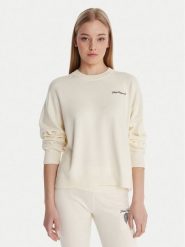 Guess Sweter W6RR55 Z2V62 Écru Regular Fit. Swetry nierozpinane damskie Guess, m, z aplikacjami, z wiskozy, bez kołnierzyka, bez ramiączek. Za 389.99 zł.