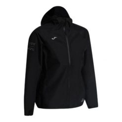 Damska wodoodporna kurtka z kapturem Joma Nature. Czarne kurtki sportowe damskie Joma, s, bez wzorów, z materiału, bez ramiączek, z kapturem, do biegania. Za 326.50 zł.