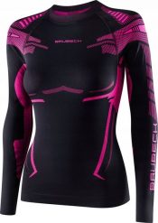 Brubeck LS15690 Bluza damska DRY czarny/fuksjowy XL. Czarne bielizna sportowa damska Brubeck, xl, bez wzorów. Za 185.58 zł.